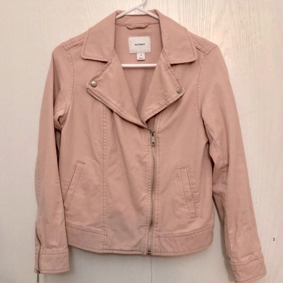 Old Navy Pink jean jacket XS - Picture 2 of 5